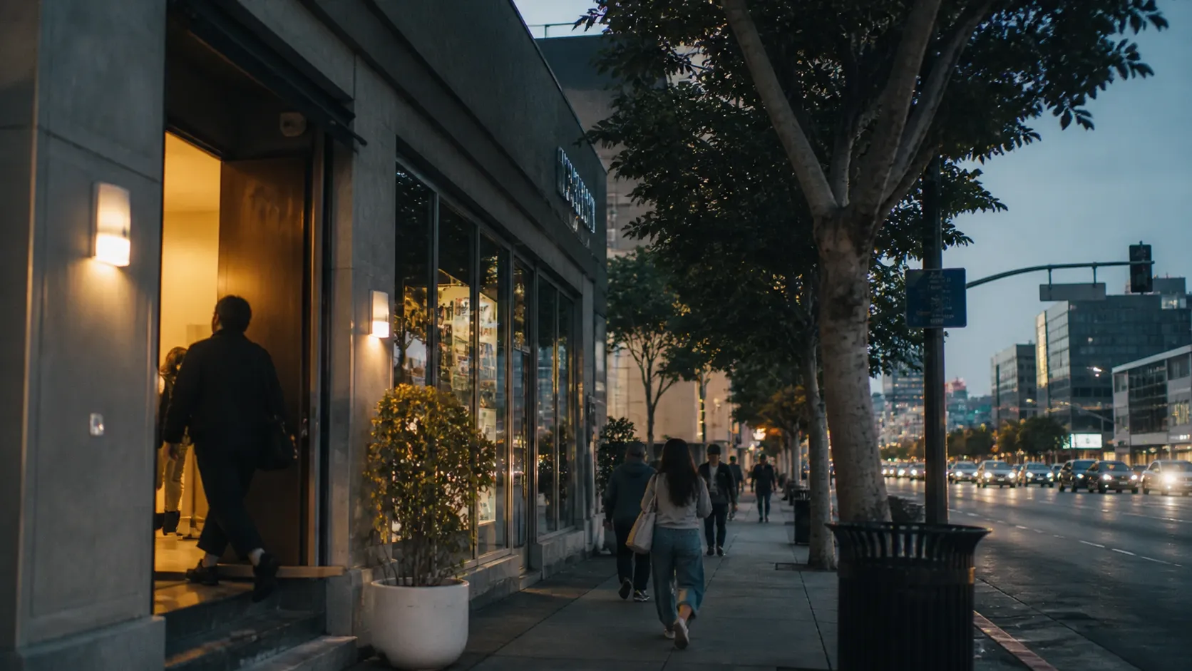 Realistic city scene for Where jenna ortega Meets a Better Los Angeles Afternoon image 3