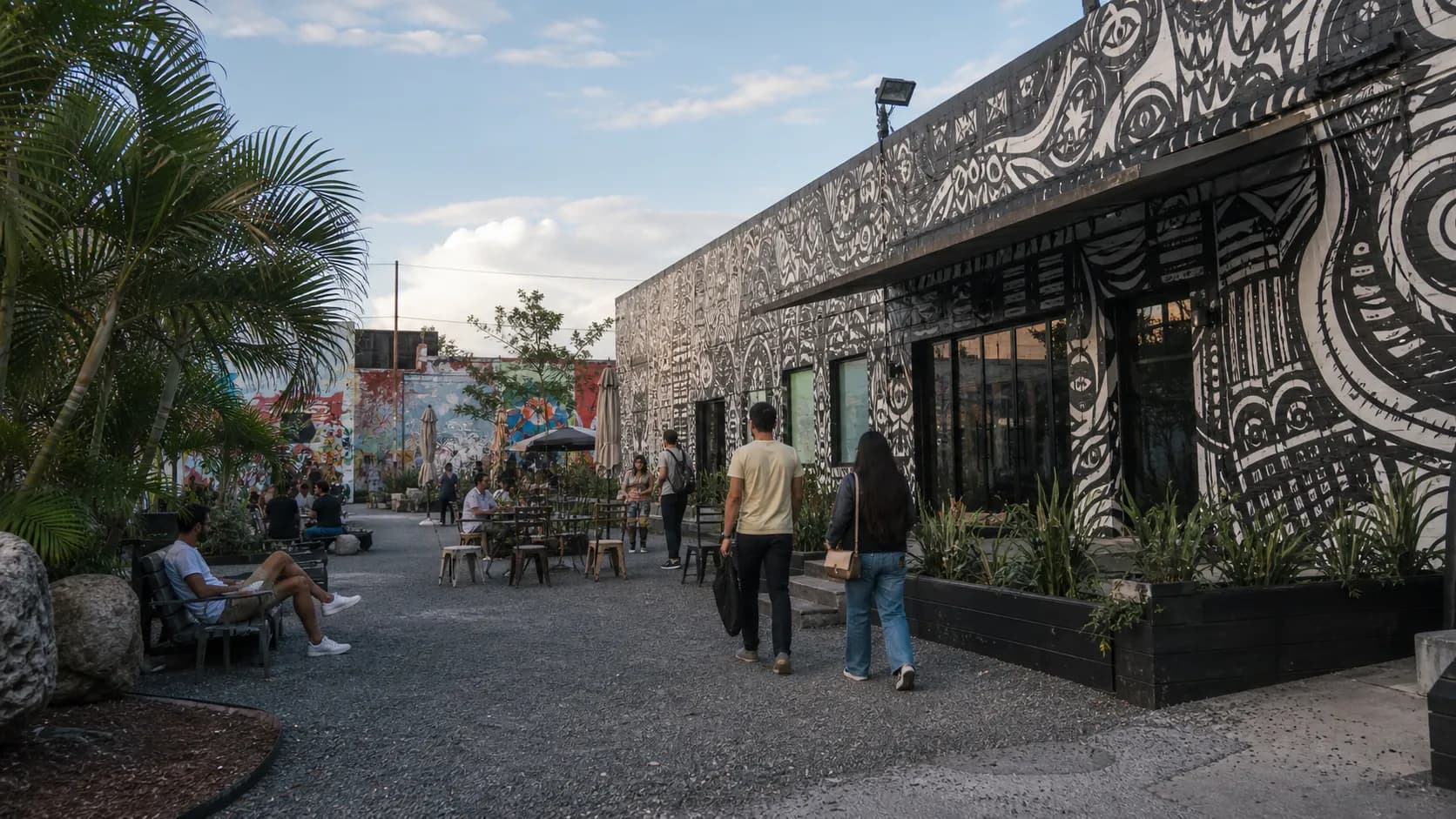 Realistic city scene for Where kourtney kardashian Meets a Better Miami Afternoon?