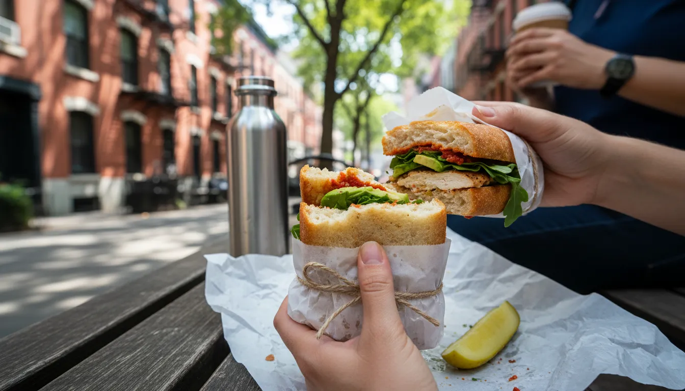 Editorial NYC detail for Where New Yorkers Actually Eat Lunch, Not Just the Nearest Chain