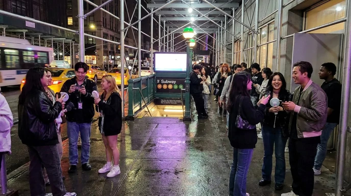 Cover scene for Where NYC K-Pop Fans Meet Before Smaller Touring Shows