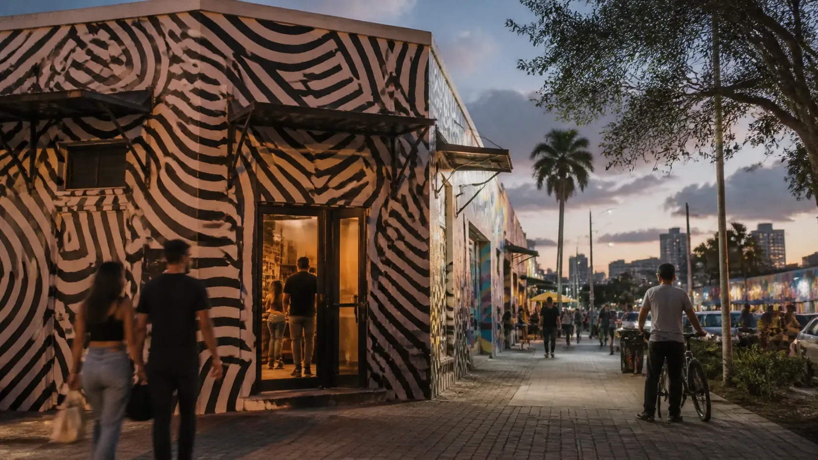 Realistic city scene for Where sky vs valkyries Meets a Better Miami Afternoon? image 3