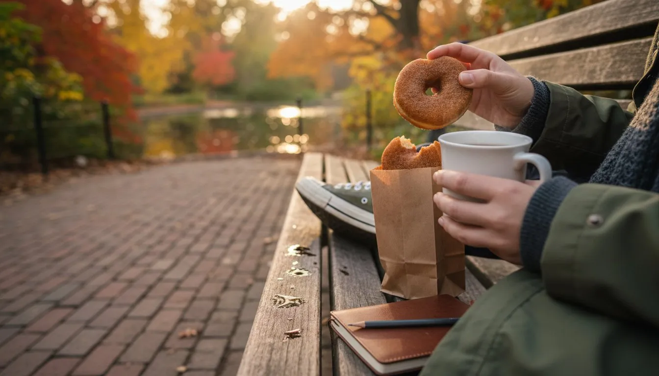 Editorial NYC detail for Where to Catch Fall Color in NYC Before the Leaves Drop