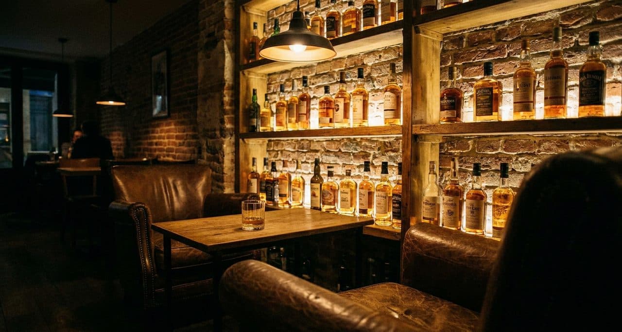 The FiDi Whiskey Room Hidden Behind a Coffee Shop - scene