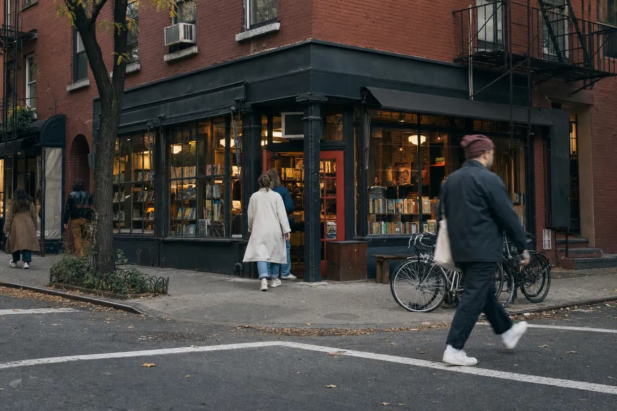 Cover scene for Wild Sorrel in the East Village: A Cookbook-Bookstore Stop Before Dinner Plans Harden