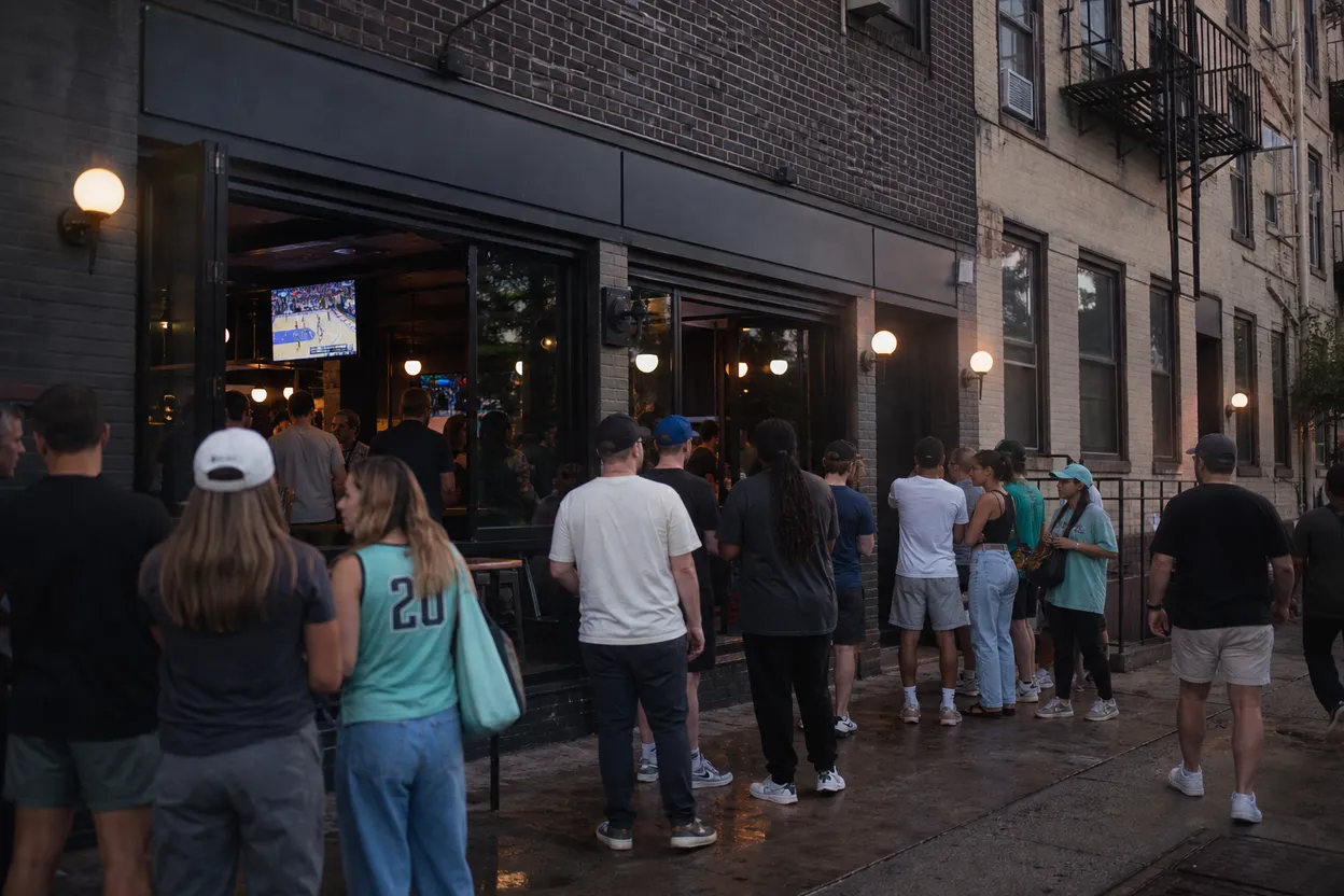 Cover scene for WNBA Night at Kent Ale House: A Williamsburg Screen Plan for Liberty Fans