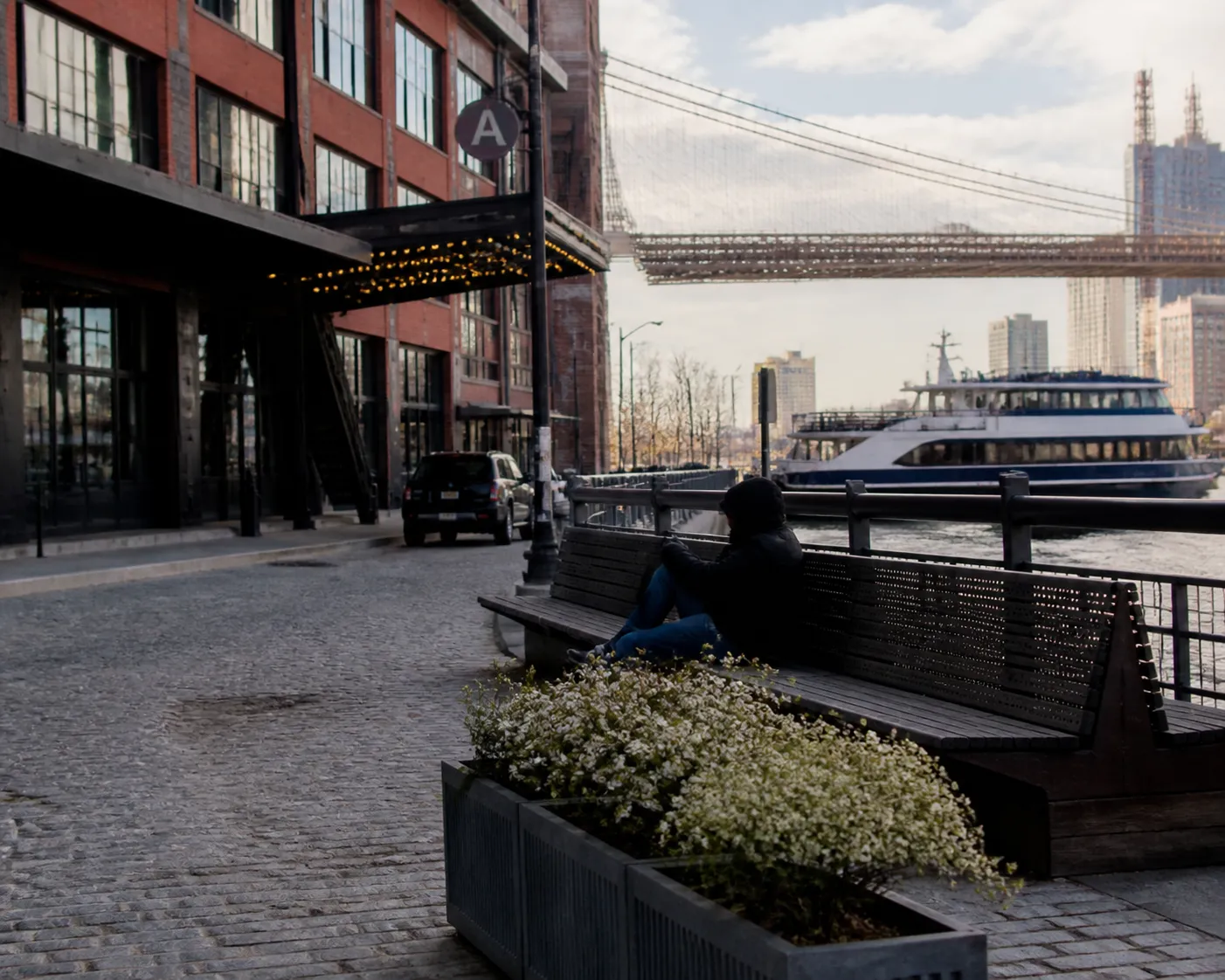 Local NYC scene for Movie Theater: One-Day Itineraries Around NYC Ferry Stops.