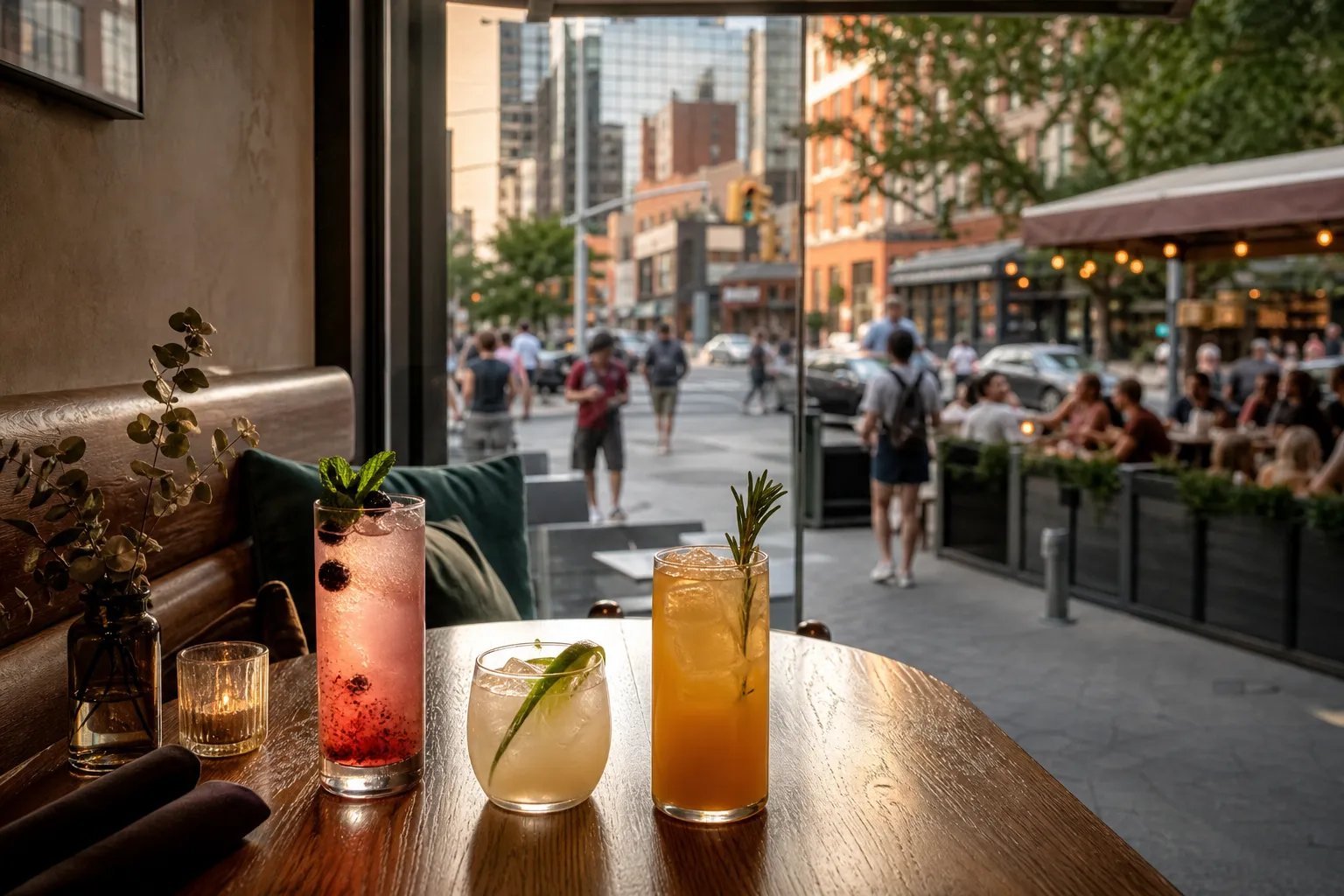 Cover image for Restaurant Chain: Best Mocktail Happy Hours In NYC in NYC.