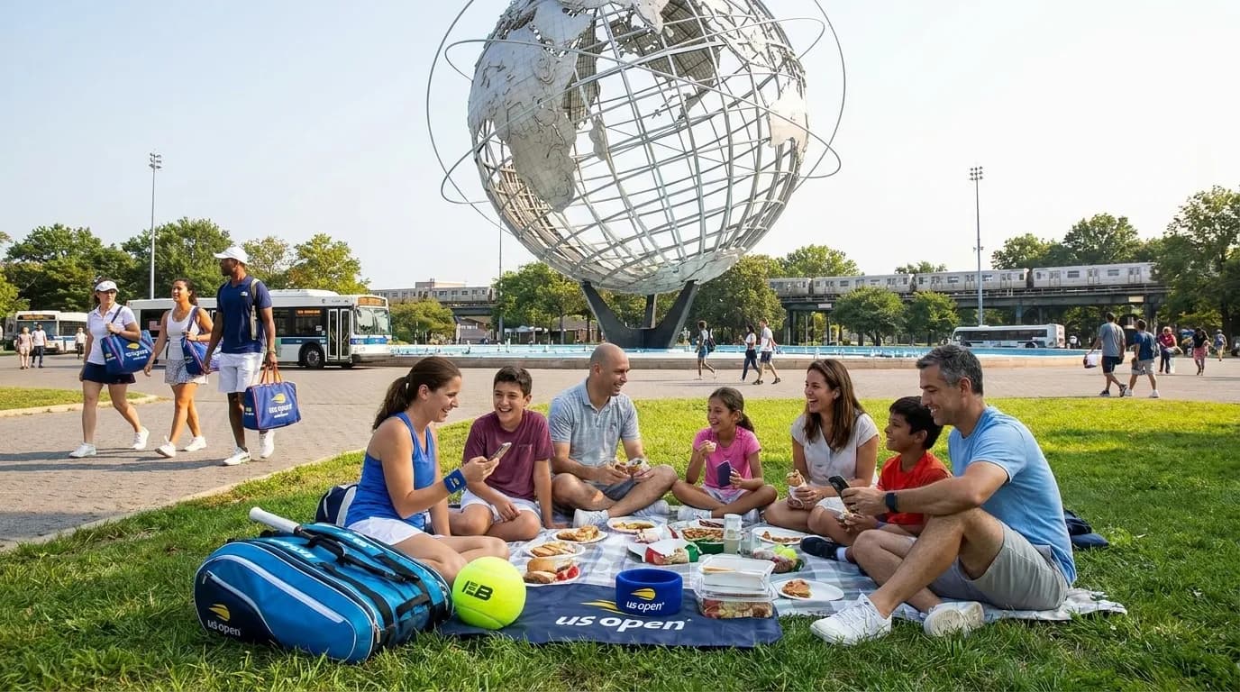 Bright editorial scene supporting World Cup Final Crowd Lessons for US Open Visitors.