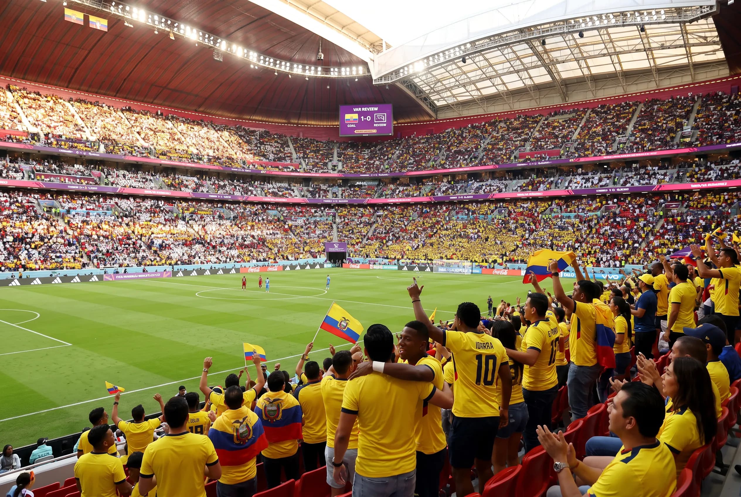 World Cup supporters navigating New York · New Jersey during match day.