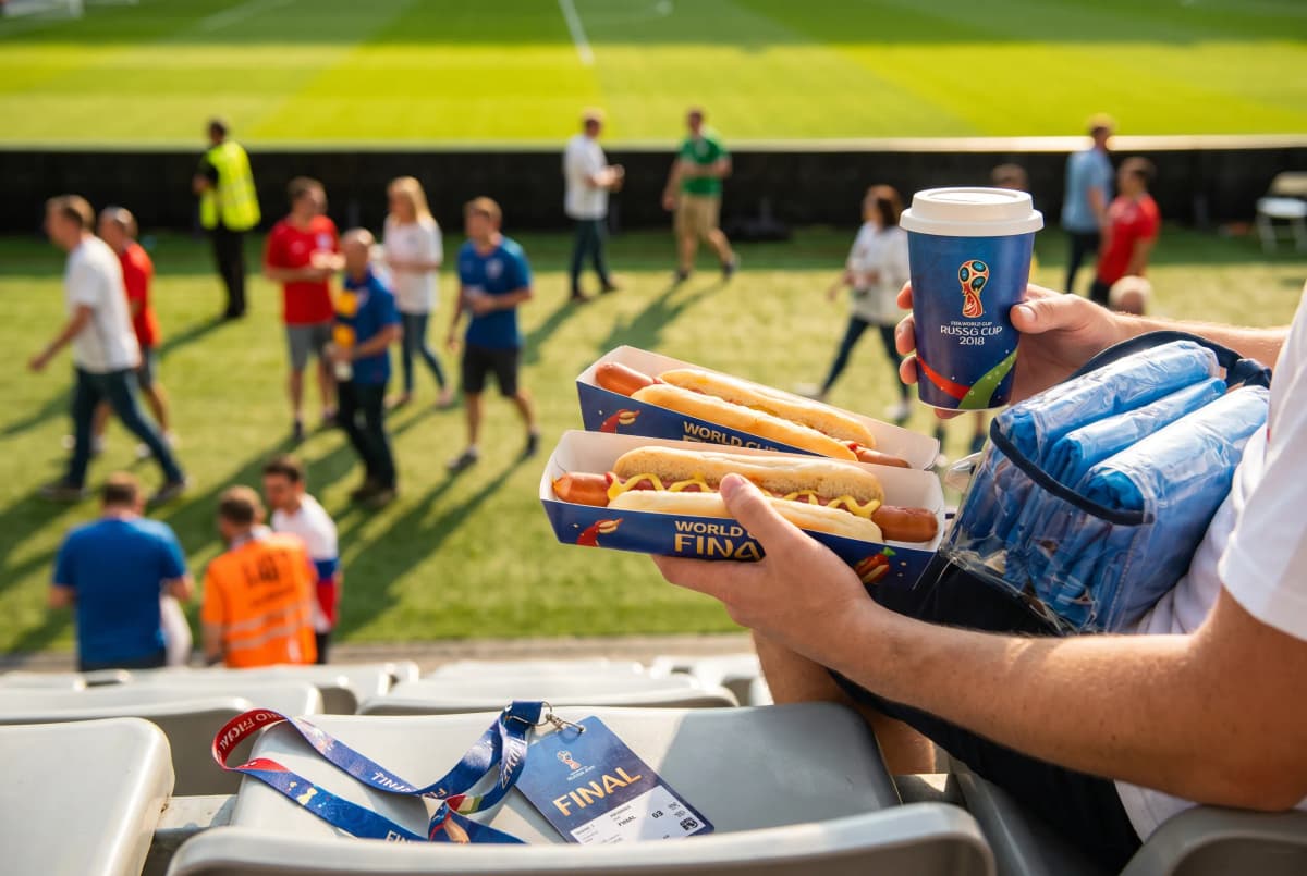 A bright practical scene for world cup final live score lineups var and trophy.