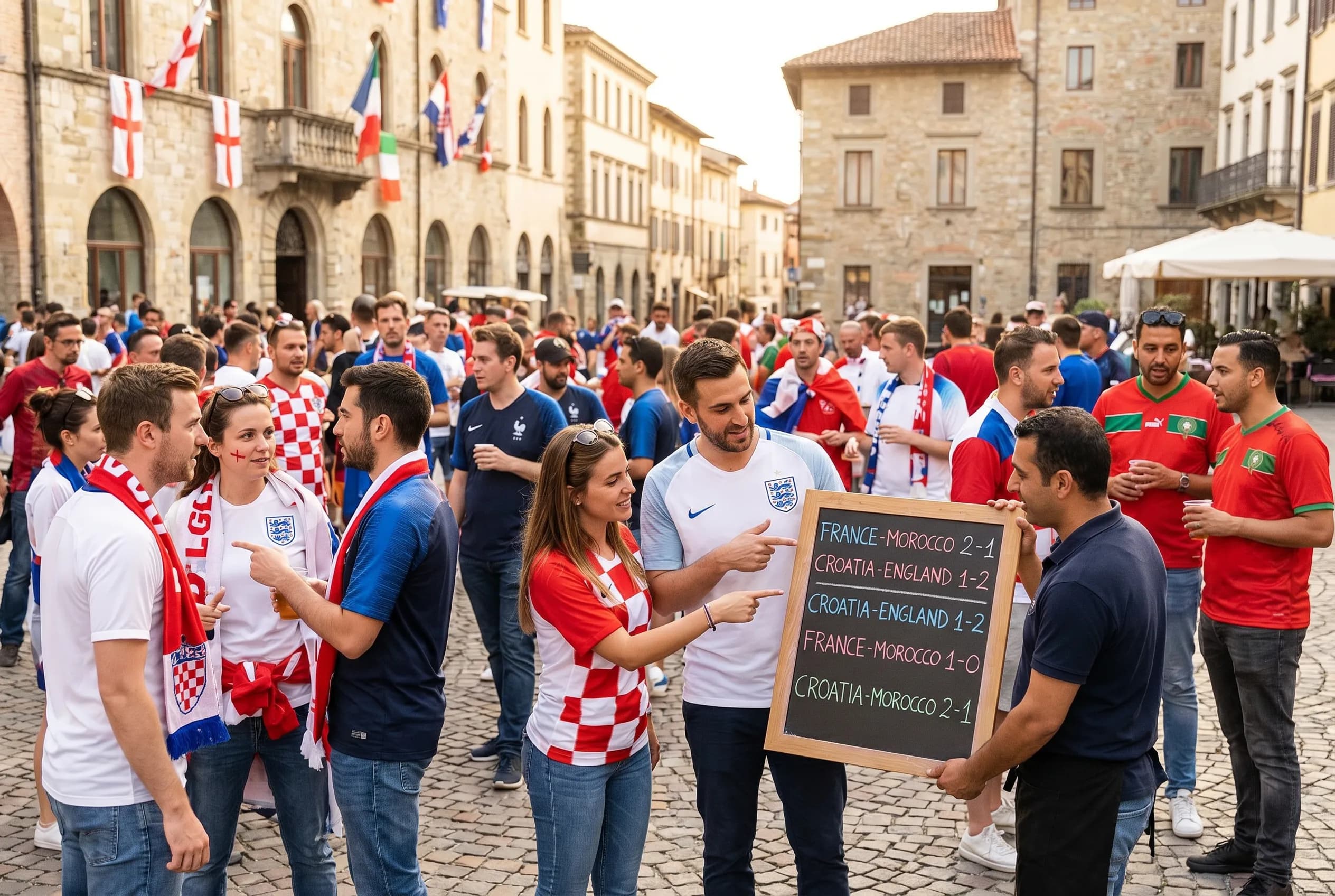 World Cup supporters navigating Dallas · Atlanta during match day.