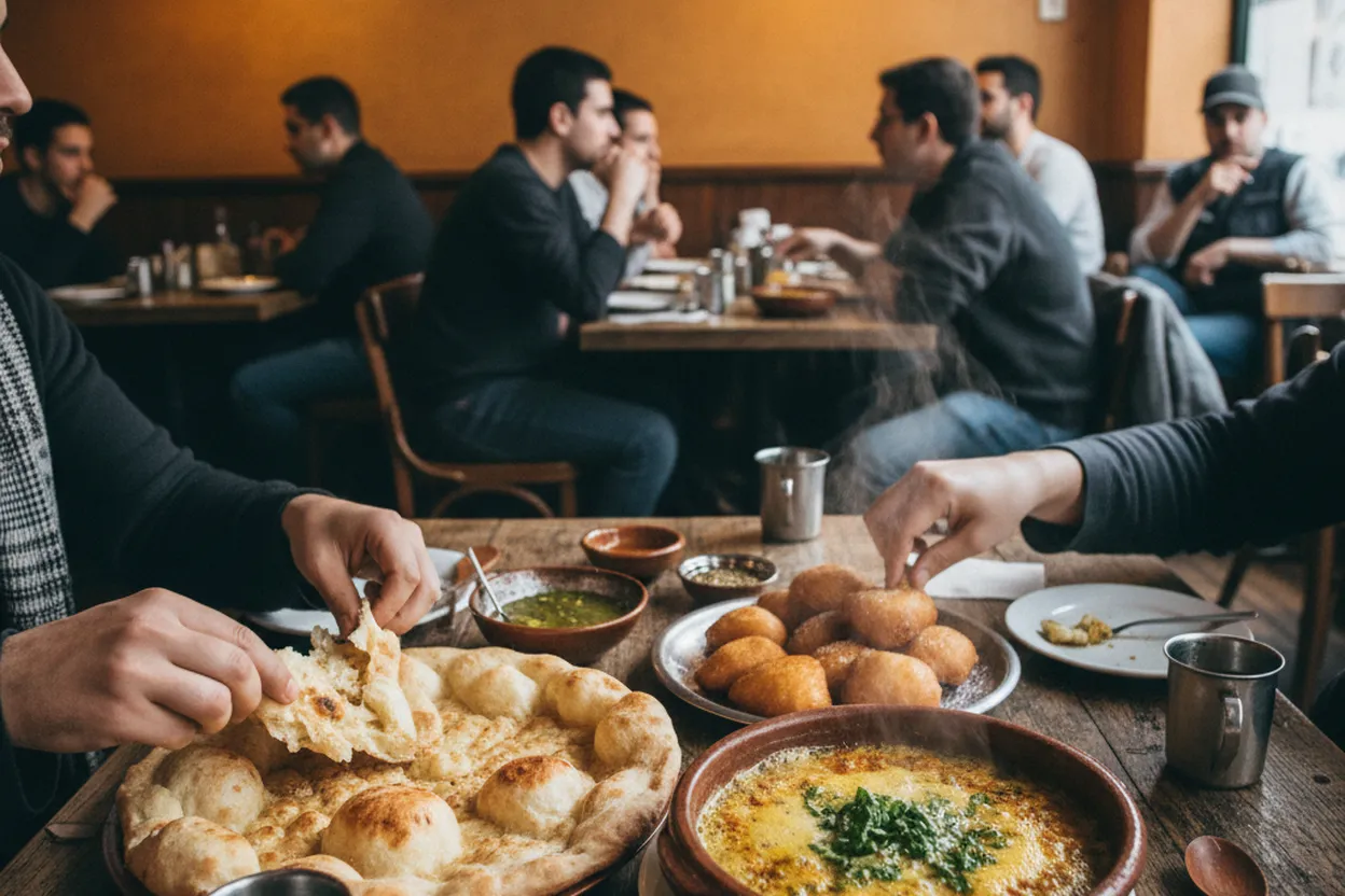 Editorial detail for Yemen Cafe: A Brooklyn Guide to Salta, Bread, and Group Ordering