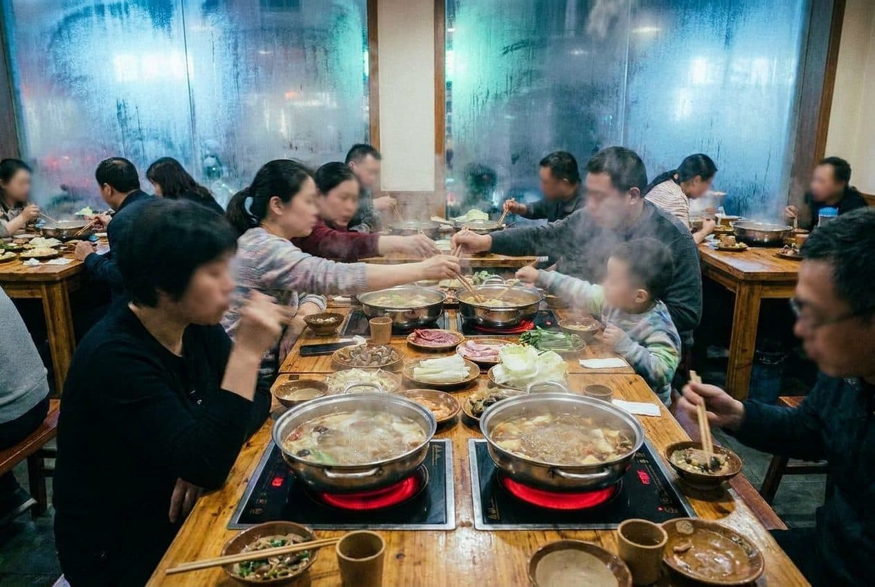 The Yunnanese Restaurant in Sunset Park Where Steam Rises from Hot Pot - scene