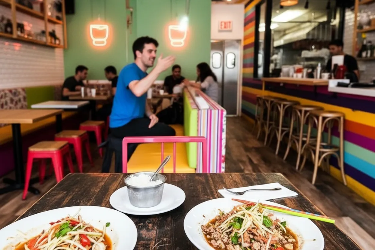 Cover scene for Zaab Zaab Elmhurst: Spicy Isan Dinner After the 7 Train Feels Too Long